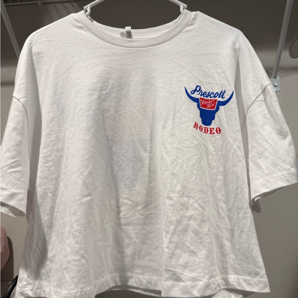 Whiskey row cropped boxy tee